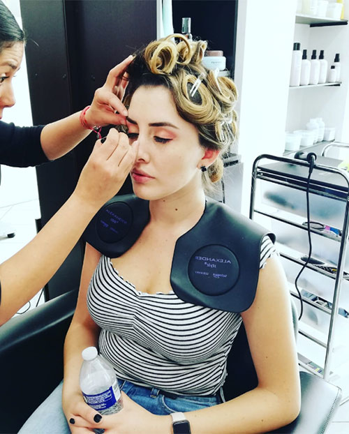 Ana Montoya Peinado Maquillaje Antes